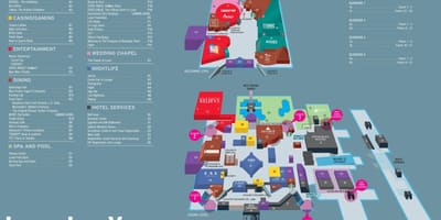 Map of Luxor Las Vegas